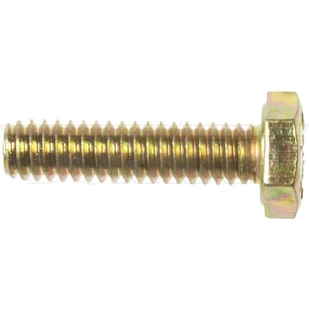 Dorman Class 10.9, M5-0.80 Hex Head Cap Screw, Zinc Yellow Steel, 25 mm L 980-125D